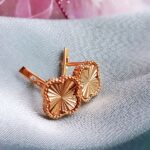 Сережки арт.537-позолота