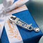 Срібна шпилька Мстислав з класичною застібкою