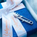 Шпилька срібна Іларія з застібкою "корона"