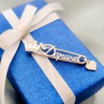 Срібна шпилька Дарина з короною і сердечком