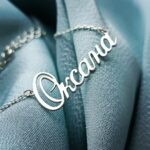 Срібна іменна підвіска Оксана