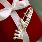 Шпилька срібна Матвійко з фіанітами і короною