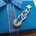 Шпилька срібна Zlata з янголом і фіанітами