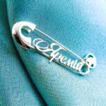 Шпилька срібна Яремій з класничною застібкою